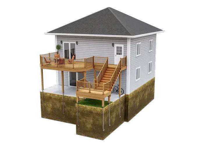 Pile House Mockup